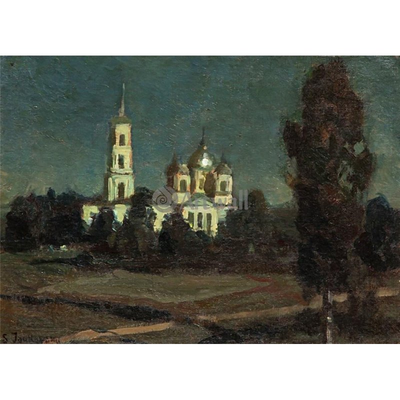 Монастырь в полночь