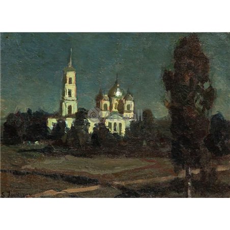 Монастырь в полночь