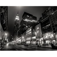 Портреты картины репродукции на заказ - Ночной город - Фотообои Современный город|Нью-Йорк