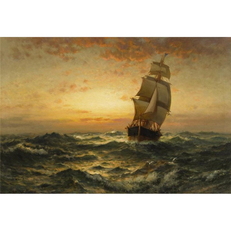Моран Эдвард «Корабль в море»