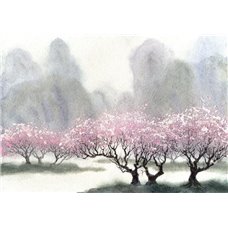 Картина на холсте по фото Модульные картины Печать портретов на холсте Японский сад - Фотообои Арт