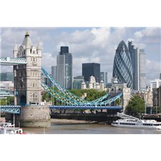Картина на холсте по фото Модульные картины Печать портретов на холсте Тауэрский мост, Лондон - Фотообои Современный город|Англия