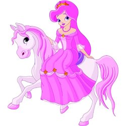 Принцесса на коне - Фотообои детские|принцессы и феи - Модульная картины, Репродукции, Декоративные панно, Декор стен