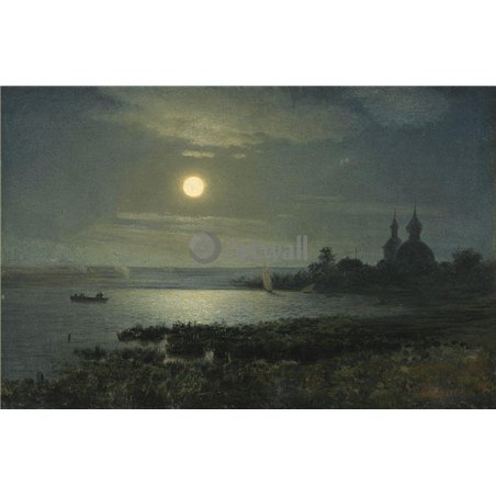 Луна над озером