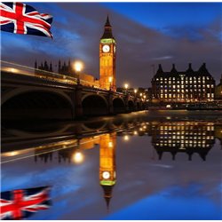 Ночной Лондон - Фотообои архитектура|Лондон - Модульная картины, Репродукции, Декоративные панно, Декор стен
