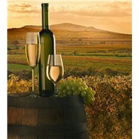 Вино на бочке - Фотообои Еда и напитки|вино