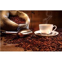 Мешок зерен кофе - Фотообои Еда и напитки|кофе