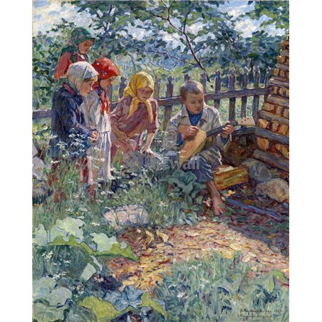 Игра на балалайке