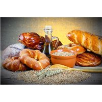 Портреты картины репродукции на заказ - Хлеб и пшеница - Фотообои Еда и напитки|еда
