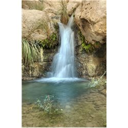 Маленький водопад в камнях - Фотообои водопады - Модульная картины, Репродукции, Декоративные панно, Декор стен