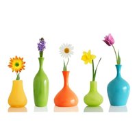 Разноцветные вазы - Фотообои цветы|герберы