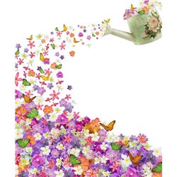 Цветы из лейки - Фотообои цветы|другие - Модульная картины, Репродукции, Декоративные панно, Декор стен