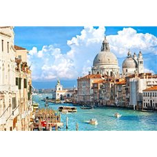 Картина на холсте по фото Модульные картины Печать портретов на холсте Большой канал, Венеция - Фотообои Старый город|Италия