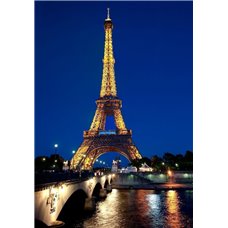 Картина на холсте по фото Модульные картины Печать портретов на холсте Эйфелева башня, Париж - Фотообои архитектура|Париж