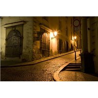 Портреты картины репродукции на заказ - Ночная улица - Фотообои Старый город|Испания