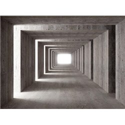 Квадратный коридор - Фотообои архитектура - Модульная картины, Репродукции, Декоративные панно, Декор стен