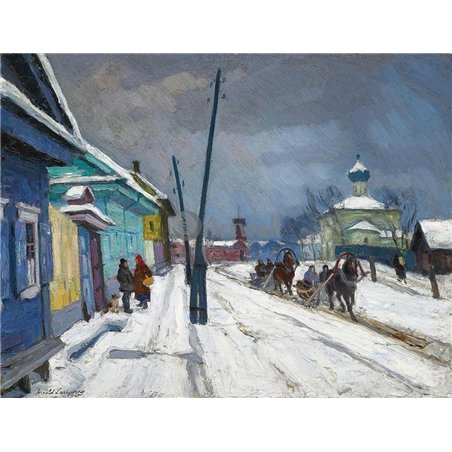 Зима в Пскове
