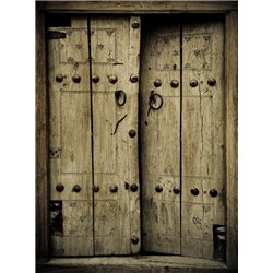 Деревянная дверь - Фотообои Старый город - Модульная картины, Репродукции, Декоративные панно, Декор стен