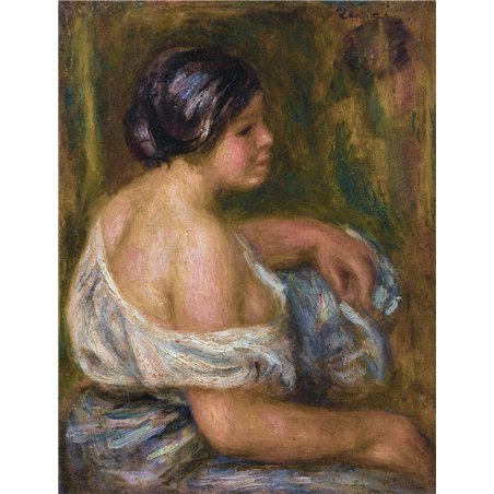 Женщина в голубом