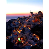 Остров Санторини - Фотообои Старый город|Греция