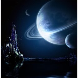 Планета - Фотообои Космос - Модульная картины, Репродукции, Декоративные панно, Декор стен
