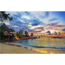 Закатное небо - Фотообои Море|пляж - Модульная картины, Репродукции, Декоративные панно, Декор стен