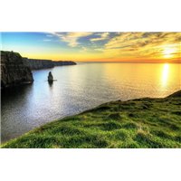 Рассвет на фоне моря - Фотообои Закаты и рассветы