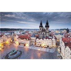 Картина на холсте по фото Модульные картины Печать портретов на холсте Прага - Фотообои Старый город|Прага