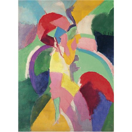 Женщина с зонтиком или парижанка