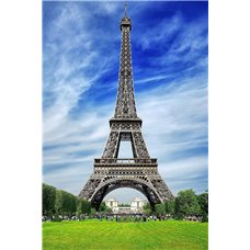 Картина на холсте по фото Модульные картины Печать портретов на холсте Под башней - Фотообои архитектура|Париж