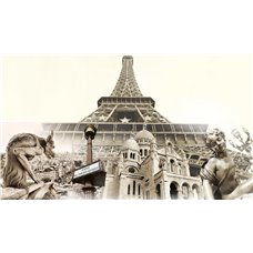 Картина на холсте по фото Модульные картины Печать портретов на холсте Памятники Парижа - Фотообои архитектура|Париж