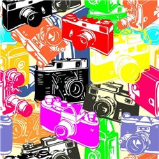 Картина на холсте по фото Модульные картины Печать портретов на холсте Фотоаппараты - Для подростков