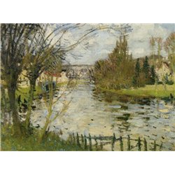Деревня на берегу реки