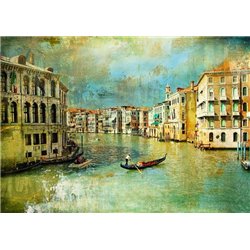 Гранд-Канал в Венеции - Фотообои винтаж - Модульная картины, Репродукции, Декоративные панно, Декор стен