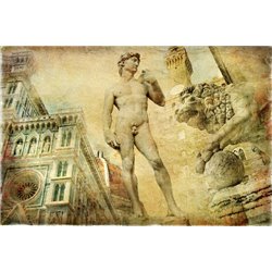 Итальянская скульптура - Фотообои винтаж - Модульная картины, Репродукции, Декоративные панно, Декор стен