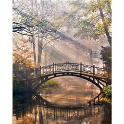 Мост над рекой - Фотообои природа|озера - Модульная картины, Репродукции, Декоративные панно, Декор стен