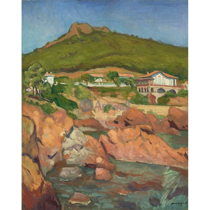 Деге, красные скалы