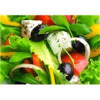 Салат с сыром - Фотообои Еда и напитки|овощи