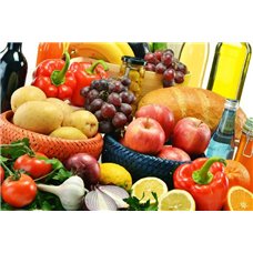 Картина на холсте по фото Модульные картины Печать портретов на холсте Хлеб фрукты овощи - Фотообои Еда и напитки|фрукты и ягоды