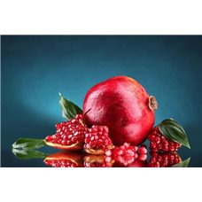 Картина на холсте по фото Модульные картины Печать портретов на холсте Большой гранат - Фотообои Еда и напитки|фрукты и ягоды