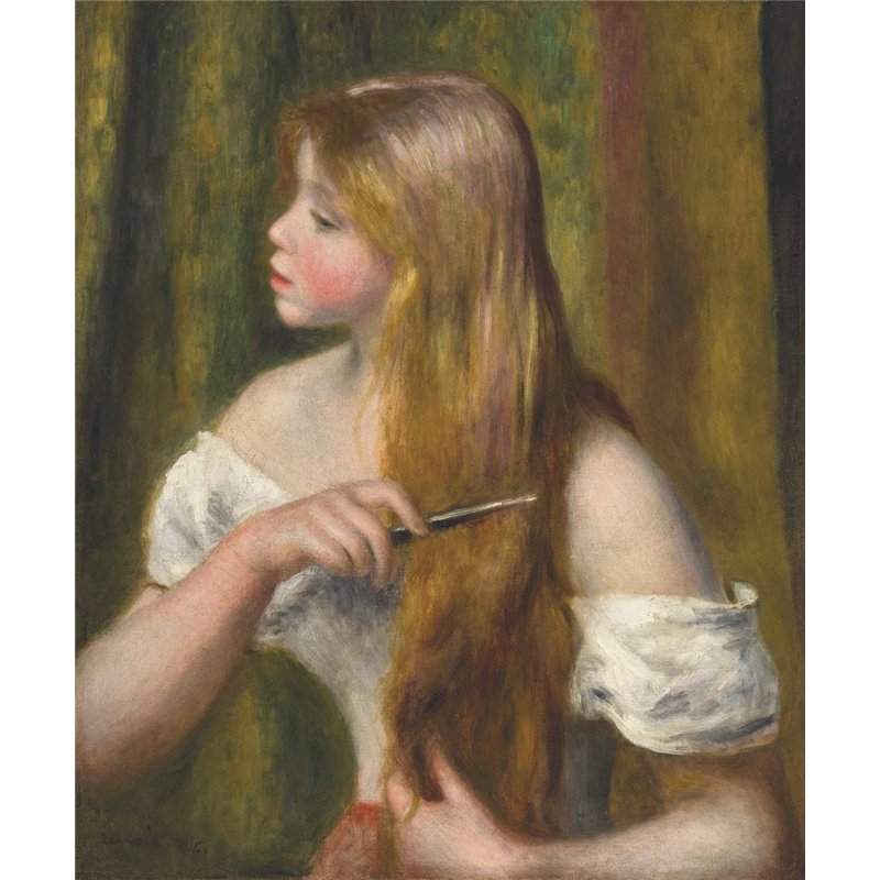 Девушка за туалетом