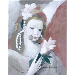 Девушка с цветком