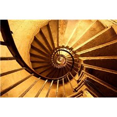 Картина на холсте по фото Модульные картины Печать портретов на холсте винтовая лестница - Фотообои архитектура|Италия