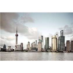 Город - Фотообои Современный город|Шанхай - Модульная картины, Репродукции, Декоративные панно, Декор стен