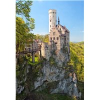 Замок на скалах - Фотообои Замки