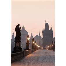 Картина на холсте по фото Модульные картины Печать портретов на холсте Карлов мост в Прага - Фотообои архитектура