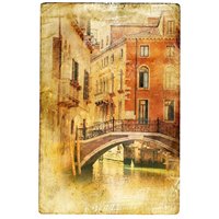 Портреты картины репродукции на заказ - Мост в Венеции - Фотообои винтаж