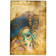Картина на холсте по фото Модульные картины Печать портретов на холсте Карнавальная маска - Фотообои винтаж|Прованс