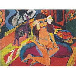 Девочка с кошкой