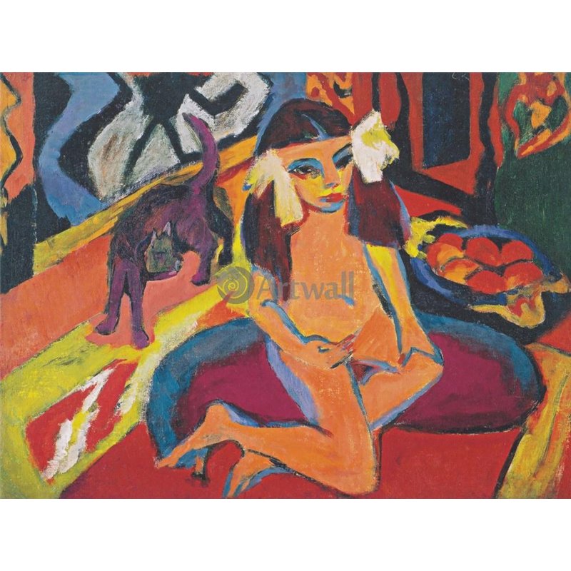 Девочка с кошкой